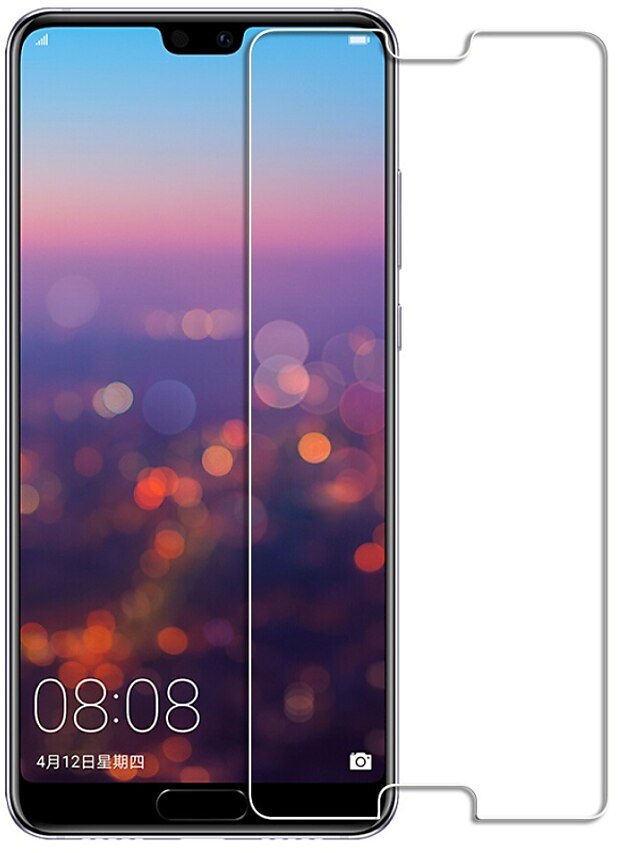  HuaweiScreen ProtectorHuawei P20 Pro High Definition (HD) Front Screen Protector 1 pc Tempered Glass