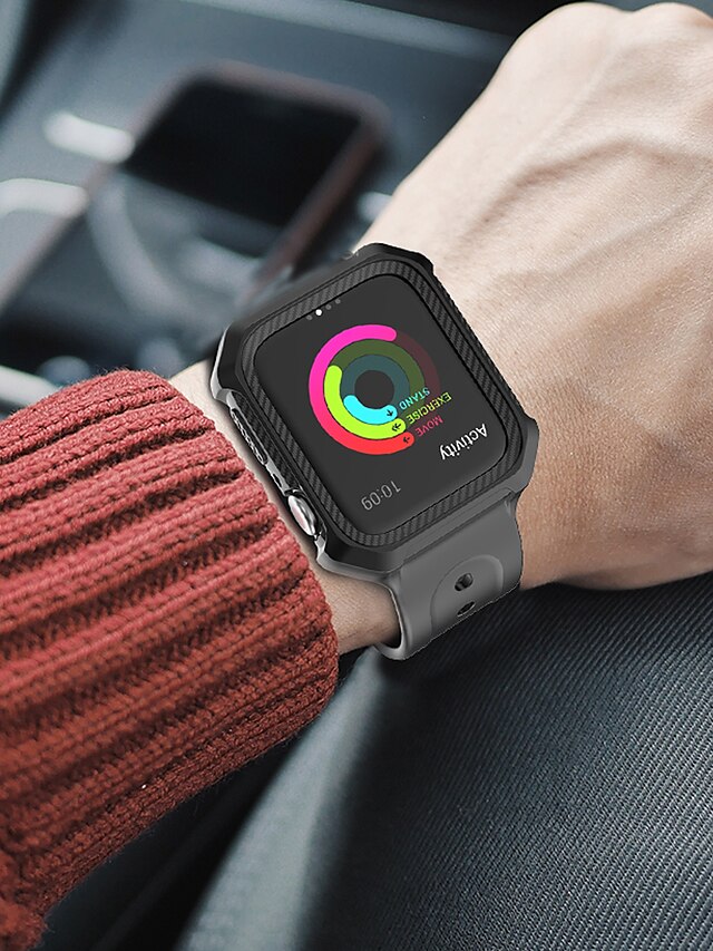  smartwatch הלהקה עבור סדרת אפל לצפות 4/3/2/1 אופנה רך סיליקון ספורט רצועת היד במקרה