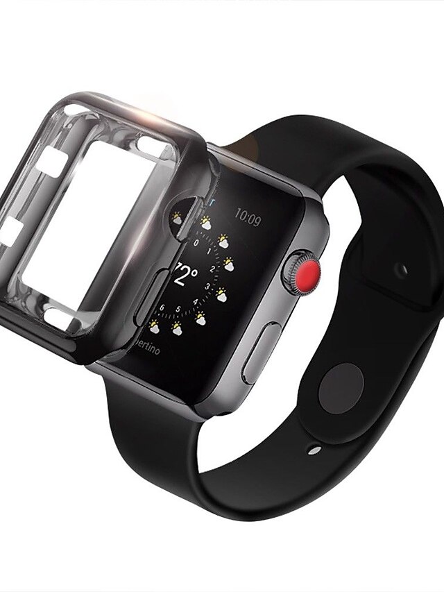 pro Apple hodinky série 4 3 2 1 iwatch 38/42/40/44 měkké tpu pokovování nárazníku případ
