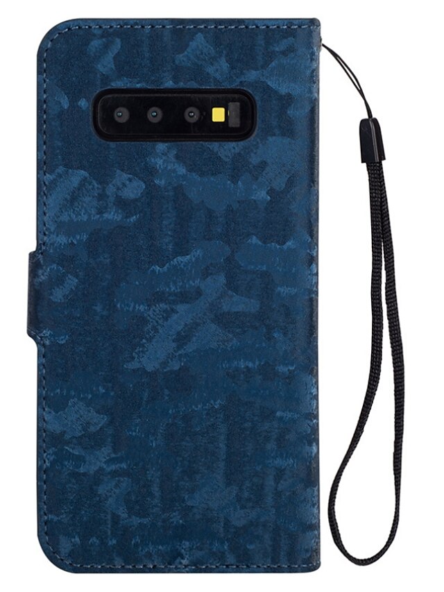  Custodia Per Samsung Galaxy S9 / S9 Plus / Galaxy S10 A portafoglio / Porta-carte di credito / Con chiusura magnetica Per retro Tinta unita Resistente pelle sintetica