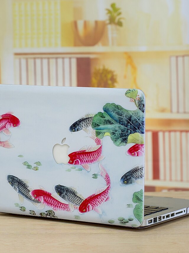  Fish PVC Hard Cover Shell for MacBook Pro Air Retina Phone Case 11/12/13/15 (A1278-A1989)