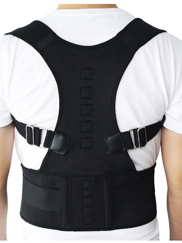  Männer Frauen einstellbare magnetische Körperhaltung Korrektor Korsett Rückenorthese Rückengurt Lordosenstütze gerade Korrektor