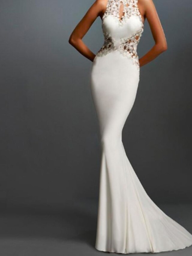 sexy engagement dress NumberSea-Ball Gown Vintage Sexy Engagement Formal Evening Valentine's Day  Dress Off Shoulder Sleeveless Sweep / Brush Train Satin with Pleats main image 1