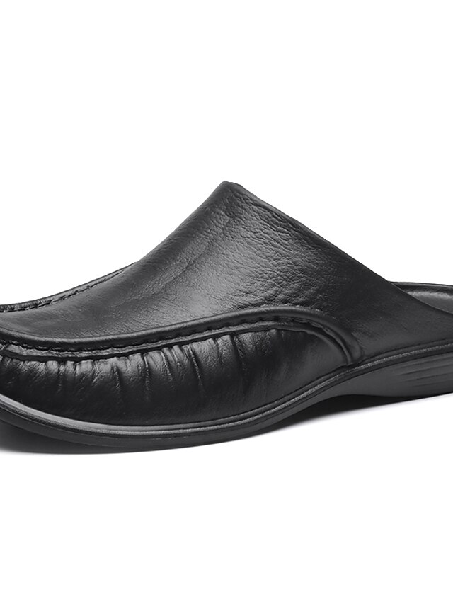  Men's Slippers & Flip-Flops Driving Shoes Casual Daily Walking Shoes EVA(ethylene-vinyl acetate copolymer) Breathable Dark Brown Black Gray