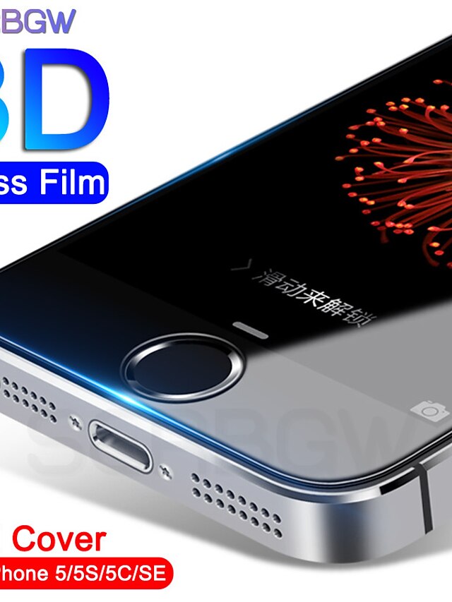 5s ✅6X iPhone 5 vidrio claro del papel de tanques real de 5SE película protectora vidrio protector 9 H 5C