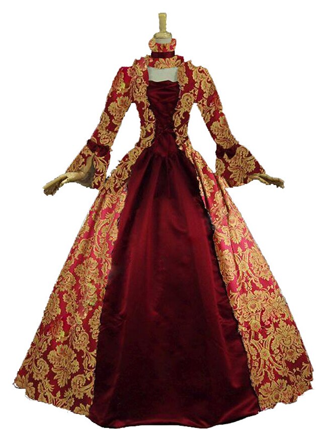 CountryWomen Victoriaanse jurk voor dames, lange feestjurk, rococo CountryWomen Victoriaanse jurk voor dames, lange feestjurk, rococo