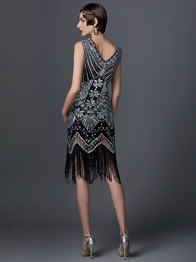 The Great Gatsby Charleston Roaring 20s 1920s Cocktail Dress Vintage ...