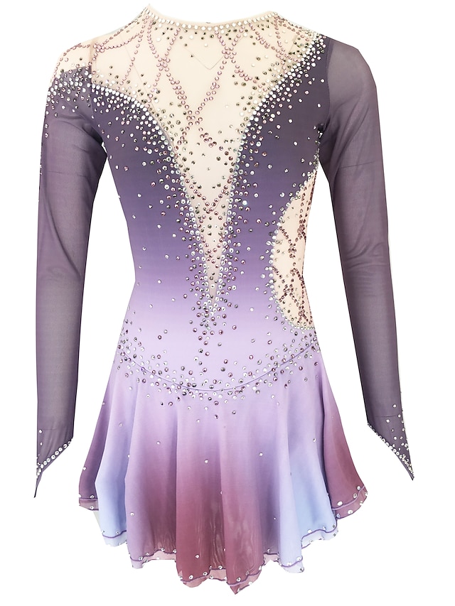 Figure Skating Dress Women's Girls' Ice Skating Dress Outfits Light ...