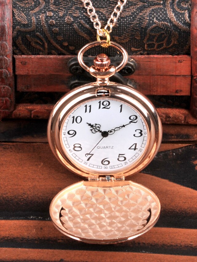  Муж. Карманные часы Кварцевый Старинный Винтаж Творчество Круто Аналого-цифровые Черный Золотой