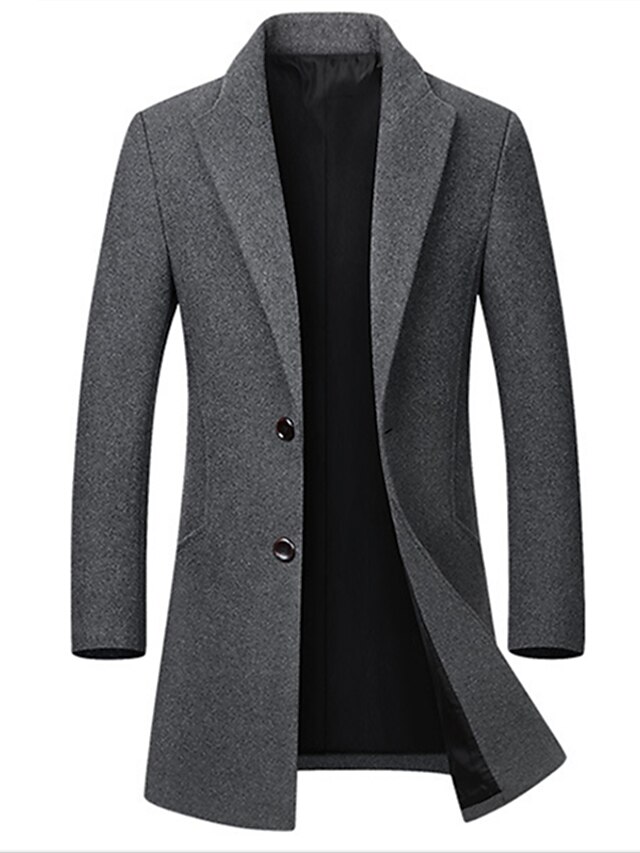 Men's Casual Business Blazer – Smart Classic Winter Coat (Thick, Regular Fit)