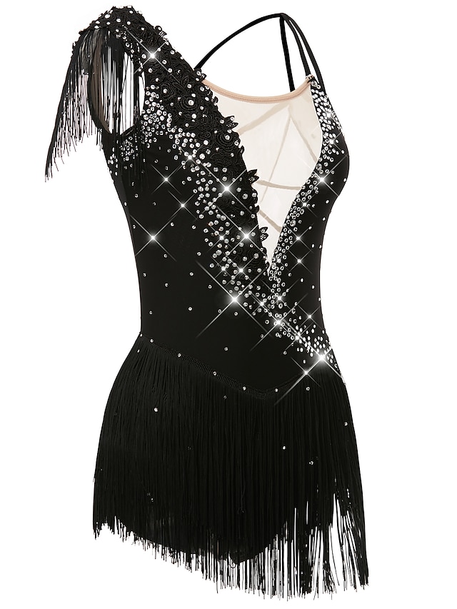 Figure Skating Dress Women's Girls' Ice Skating Dress Black White ...