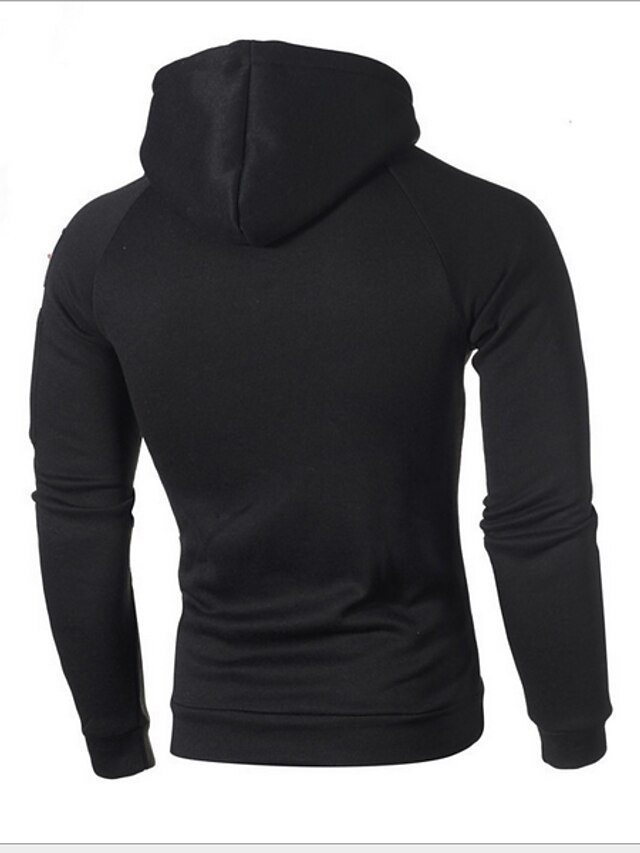 Mens Clothing Mens Hoodies & Sweatshirts | Mens Hoodie Solid Colored Hooded Casual Hoodies Sweatshirts Slim Black Light gray Dar