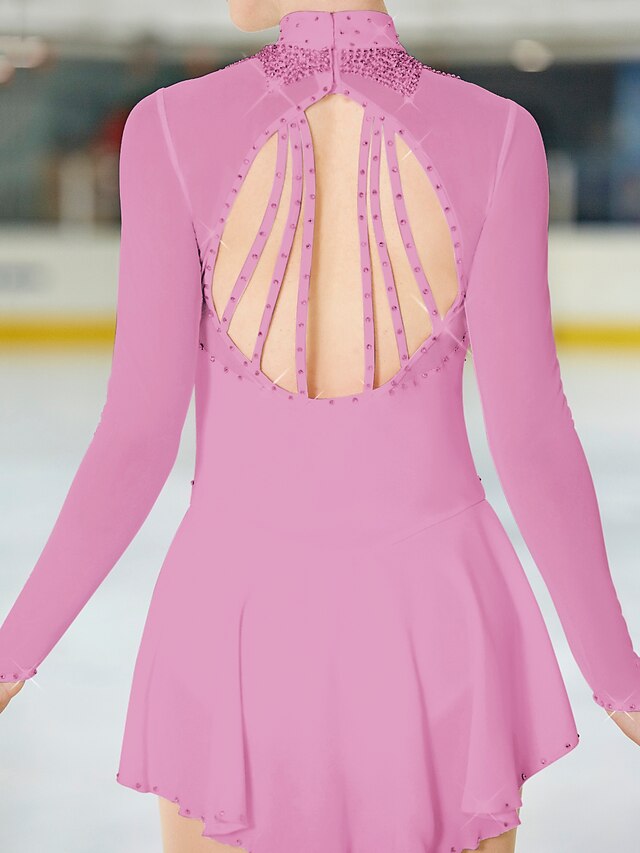 Figure Skating Dress Women's Girls' Ice Skating Dress Outfits Light