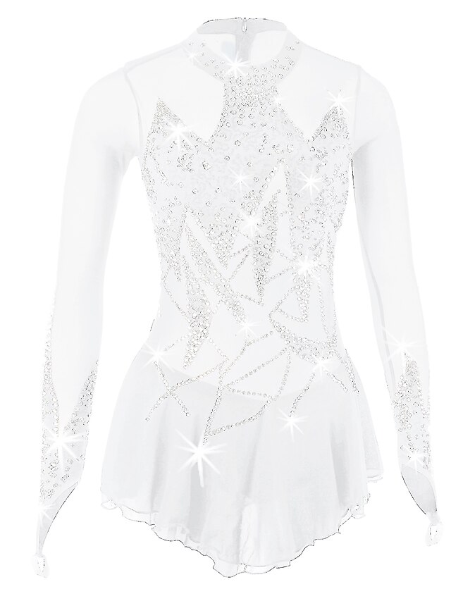 Figure Skating Dress Women's Girls' Ice Skating Dress Outfits Yan pink