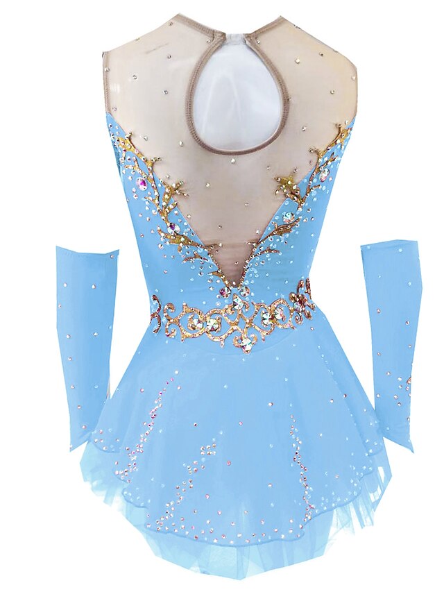 Robe De Patinage Artistique Pour Enfants Et Adultes - Jupe En Tulle à Paillettes - 10 Tailles