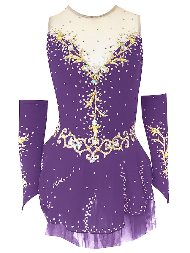 Robe Patinage Artistique 21Grams Robe De Patinage Artistique Femme Fille Patinage Robes Violet Costume Danse Sur Glace Robe Patinage Artistique 21Grams Robe De Patinage Artistique Femme Fille Patinage Robes Violet Costume Danse Sur Glace