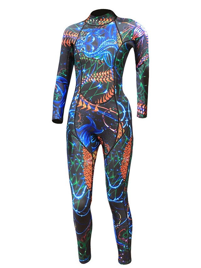 HISEA® Women's Full Wetsuit 3mm SCR Neoprene Diving Suit Thermal Warm