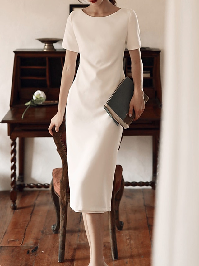 minimalist cocktail dress