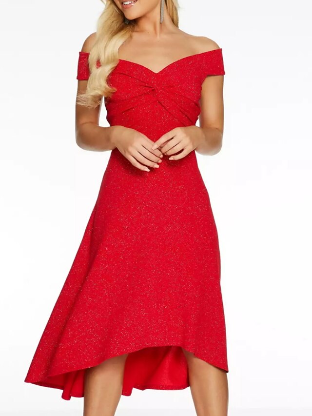 ALine Cocktail Dresses Party Dress Valentine's Day Wedding Guest Knee