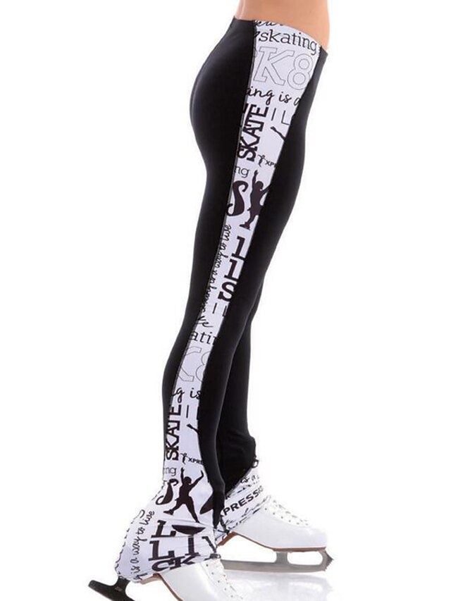 Sports & Outdoors Ice Skating | Over The Boot Figure Skating Tights Womens Girls Ice Skating Pants / Trousers Leggings Outfits B