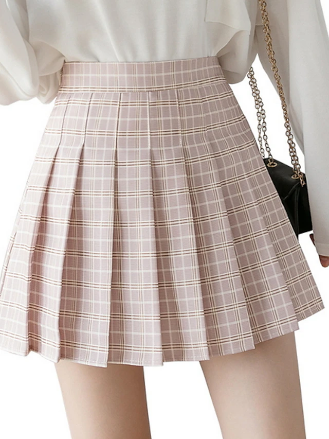 lightinthebox.com | Women's A Line Green Pink Light Green Skirts Gothic Y2K Harajuku XS S M / Mini #8023447