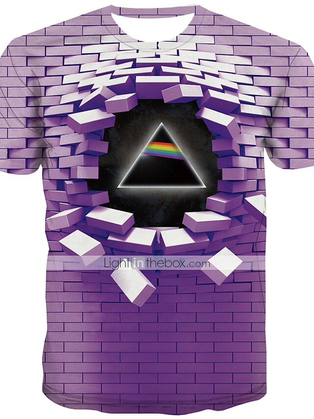 Men's Plus Size T shirt Tee Big and Tall Graphic Crew Neck Short Sleeve Summer Vintage