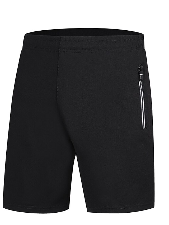  Men's Sporty Basic Breathable Outdoor Sports Daily Weekend Sweatpants Shorts Pants Print Solid Colored Knee Length Sporty Black Navy Blue Gray