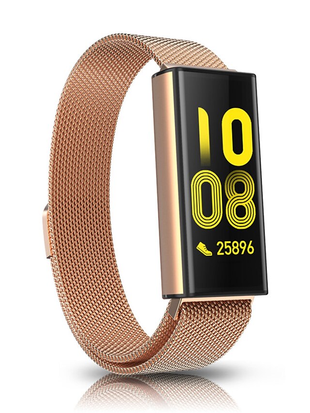  FT520 Unisexe Bracelets Intelligents Bluetooth Moniteur de Fréquence Cardiaque Mesure de la pression sanguine Calories brûlées Longue Veille Santé Chronomètre Podomètre Rappel d'Appel Moniteur de