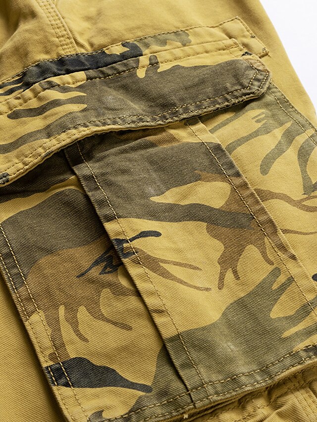 Men's Cargo Shorts Hiking Shorts Military Camo Summer Outdoor Standard ...