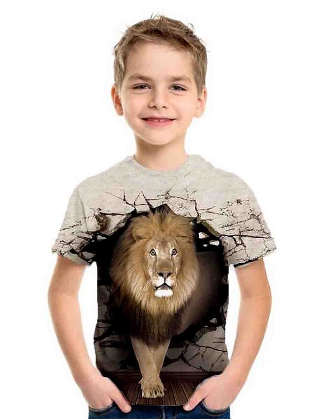 kids lion shirt