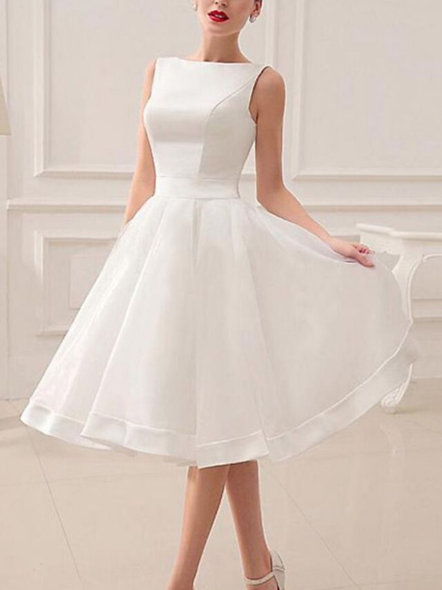 TS Reception Vintage 1940s / 1950s Little White Dresses Wedding Dresses ...