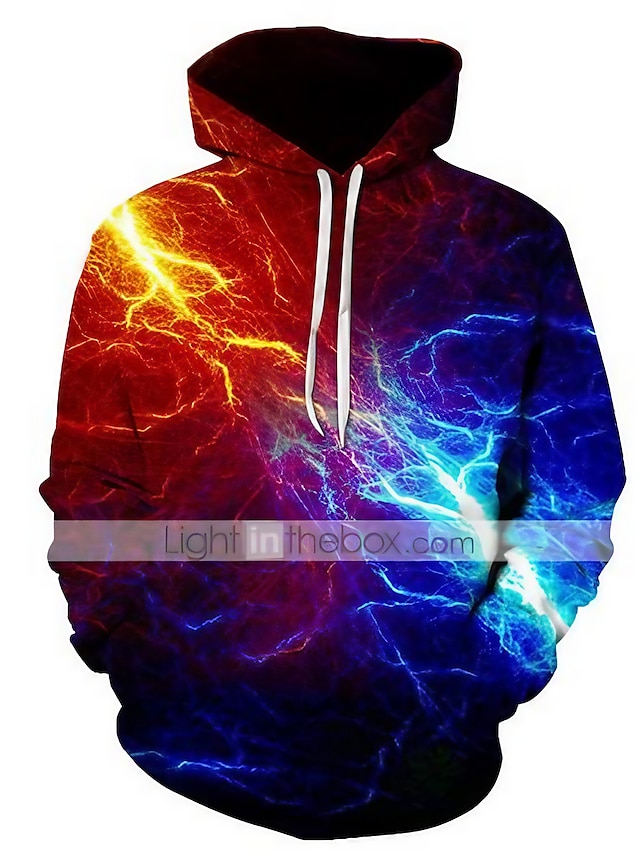 Mens Clothing Mens Hoodies & Sweatshirts | Mens Plus Size Pullover Hoodie Sweatshirt Graphic Hooded Club Weekend 3D Print Party 