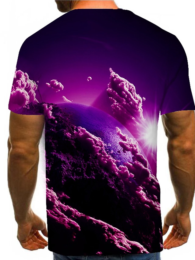 Men's Graphic 3D Shirt T Shirt Funny T Shirts Short Sleeve T shirt 3D ...