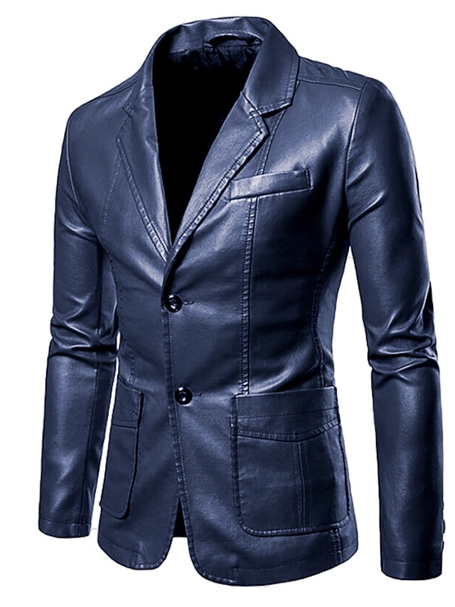 Mens Clothing Mens Outerwear | blazers for men - mens real lambskin jackets sport coats outerwear overcoat - QG71111