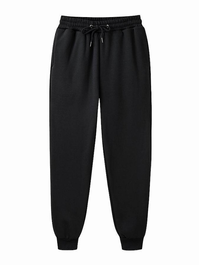mens sweatpants Active jogger pant with side pocket Fleece Trousers ...