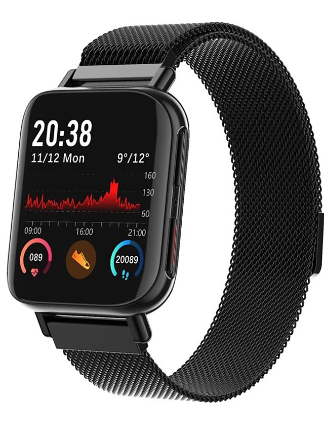  M96 Unisex Smartwatch Bluetooth Heart Rate Monitor Blood Pressure Measurement Calories Burned Health Care Camera Control Stopwatch Pedometer Call Reminder Activity Tracker Sleep Tracker