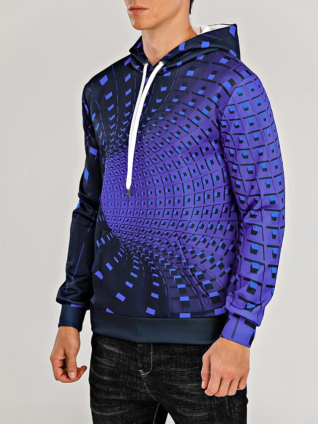 Geometric Men's Hoodie