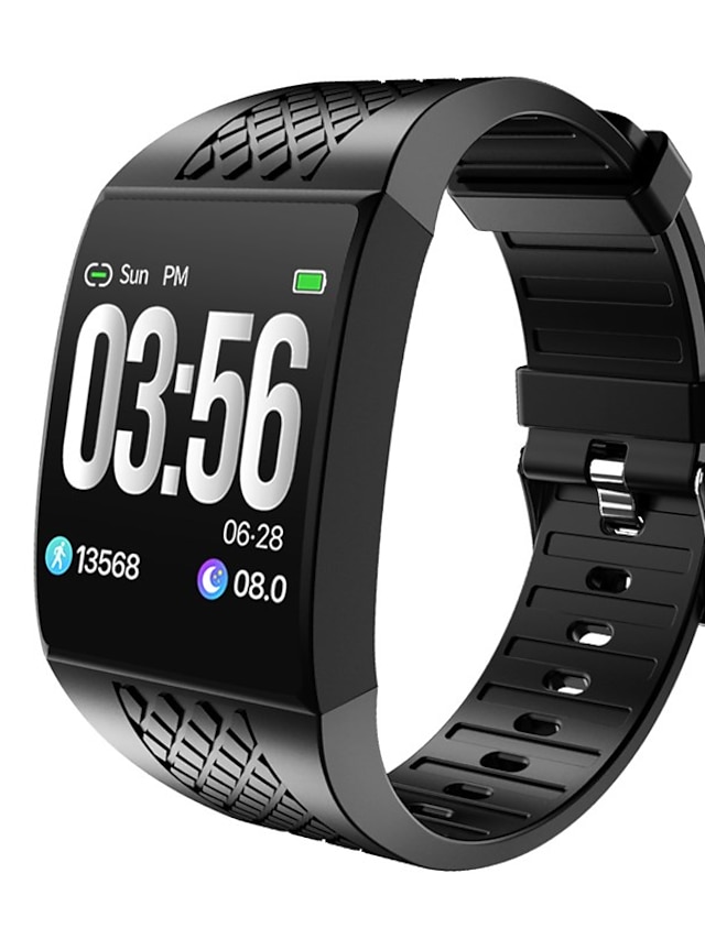  P16 Unisex Smartwatch Fitness Running Watch Bluetooth Heart Rate Monitor Blood Pressure Measurement Calories Burned Health Care Camera Control Stopwatch Pedometer Call Reminder Sleep Tracker