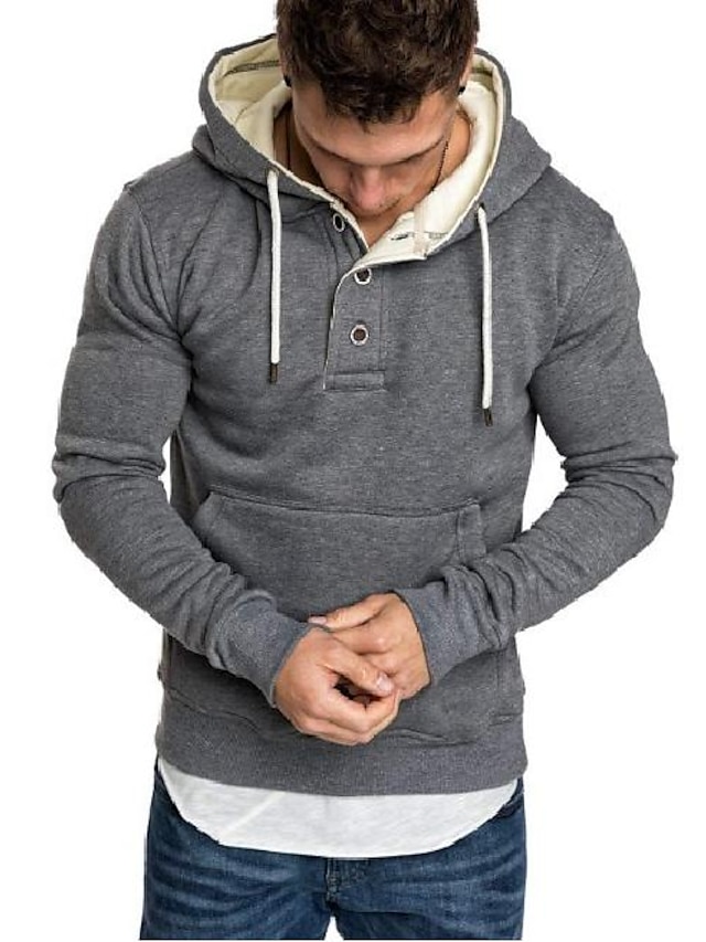 Mens Clothing Mens Hoodies & Sweatshirts | mens athletic fashion hoodie t-shirts- long sleeve casual pullover sweatshirts with b