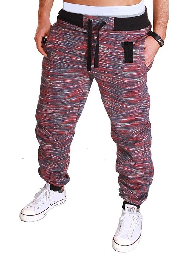 Mens Clothing Mens Bottoms | mens jogging pants casual training pants camouflage pants sweatpants elastic waist design running f