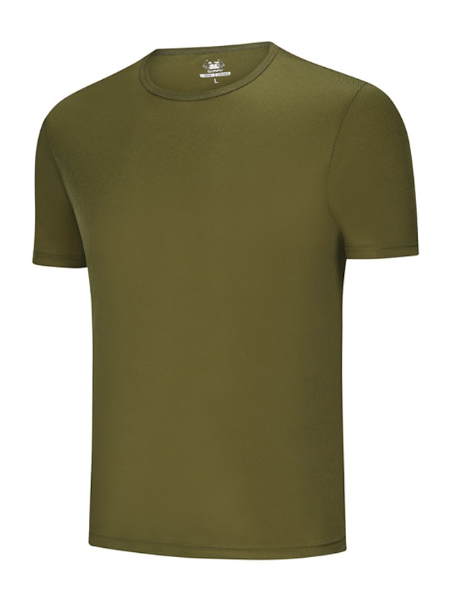  men’s t-shirt basic short sleeve, solid color crew neck - soft,cotton blend