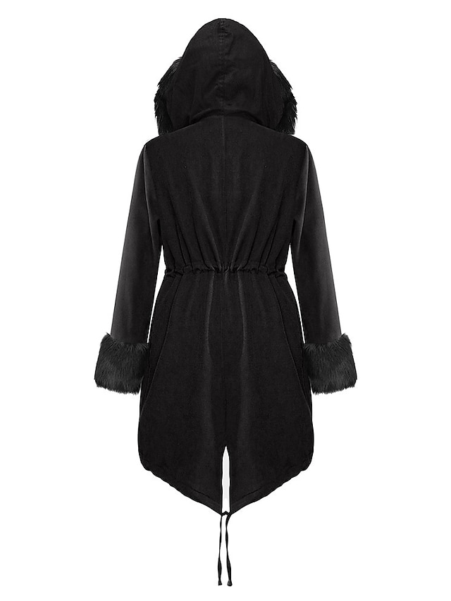 Womens Clothing Womens Outerwear | Womens Faux Fur Coat Teddy Coat Sherpa jacket Fleece Jacket Going out Fall & Winter Long Coat