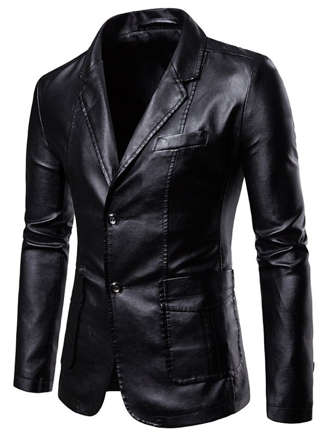 Mens Clothing Mens Outerwear | blazers for men - mens real lambskin jackets sport coats outerwear overcoat - QG71111