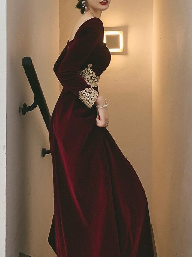 Black Evening Dress, Prom Vintage Dress     fg2948 main image 1