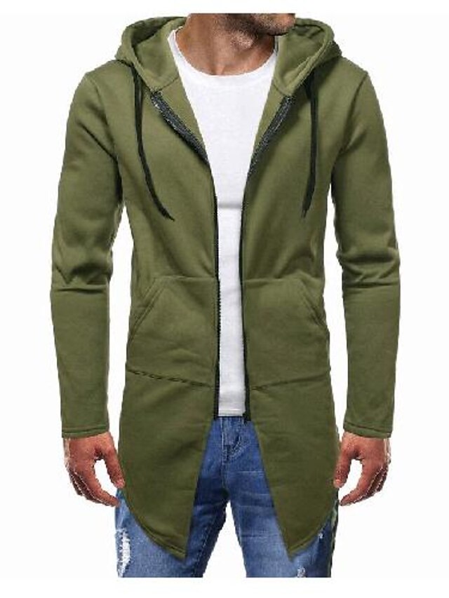 TTOOHHH Mens Casual Autumn Winter Solid Color Cardigan Blouse Fleece Tops Outdoor Coat