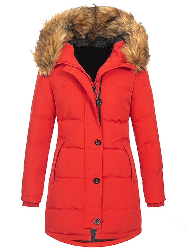 Lapirek Puffer jas voor dames, dikke winterjas, kort model, met lange mouwen, gewatteerd, warm, overgangsjas, damesjas, voor outdoor, zwart, beige, A-beige, XL