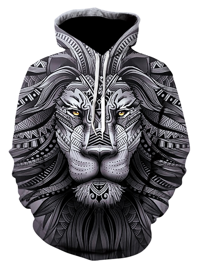 Mens Clothing Mens Hoodies & Sweatshirts | Mens Pullover Hoodie Sweatshirt 3D Print Hooded 3D Print 3D Print Hoodies Sweatshirts