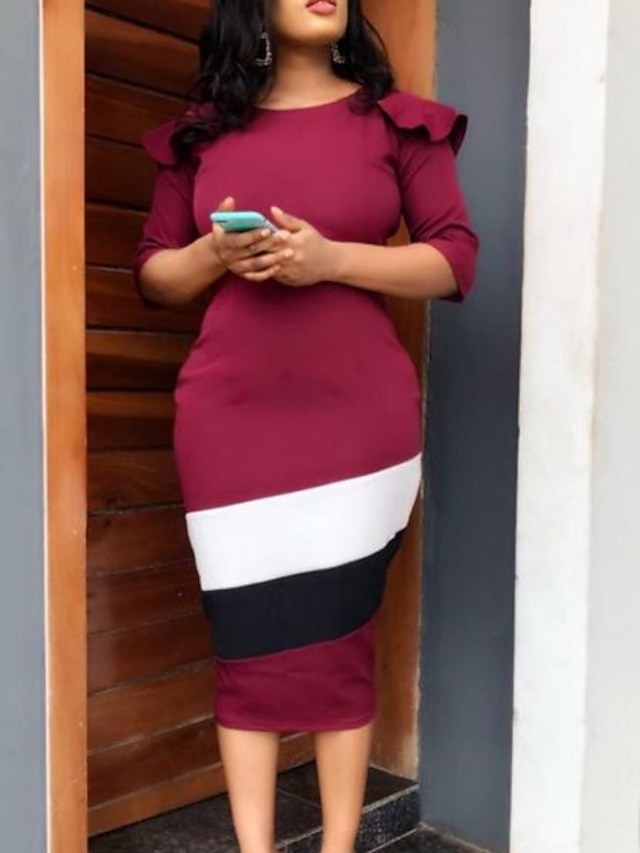 robe fourreau grande taille