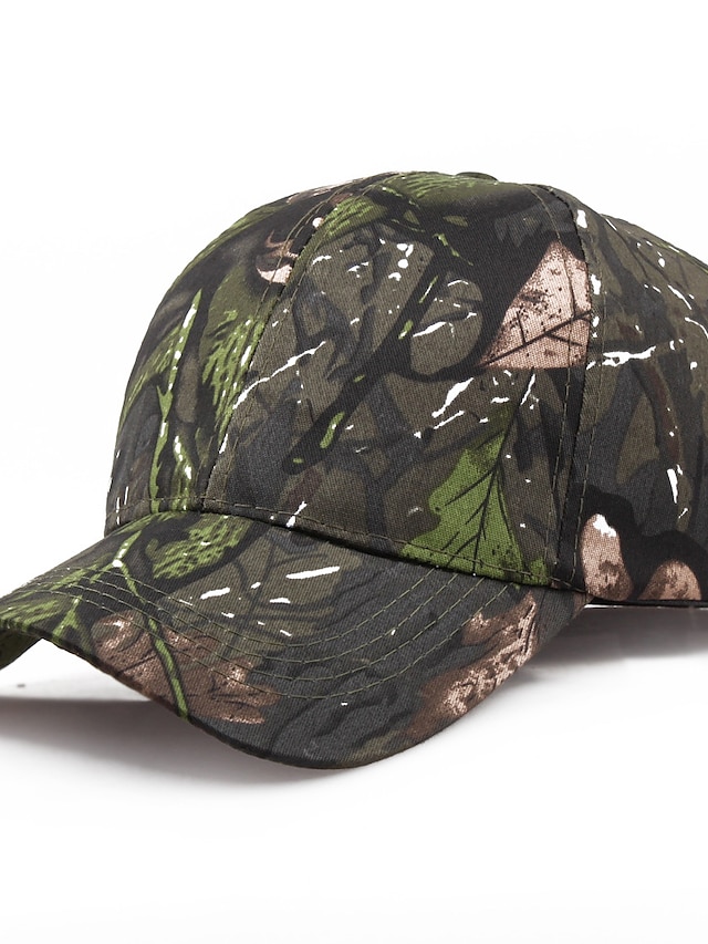  Homme Casquette de Baseball Marron Vert Coton Imprimer Vêtement de rue mode Décontractées du quotidien Vêtements de Plein Air Vacances Plantes Ecran Solaire