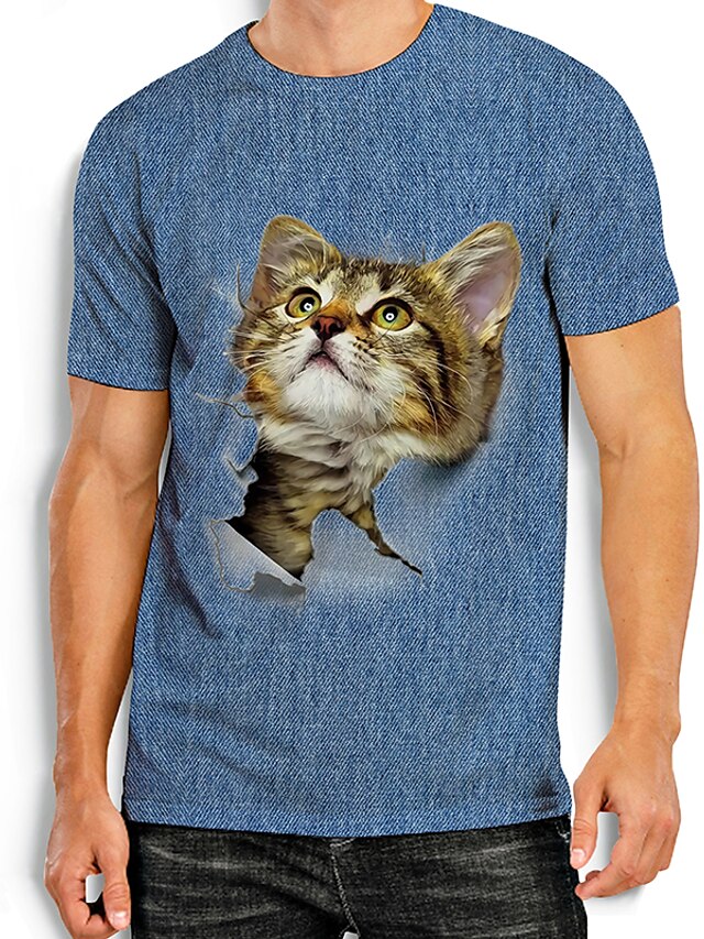 camisetas masculinas com estampas de animais